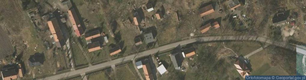 Zdjęcie satelitarne Ujów ul.