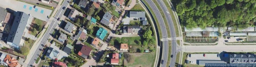 Zdjęcie satelitarne Ukośna ul.