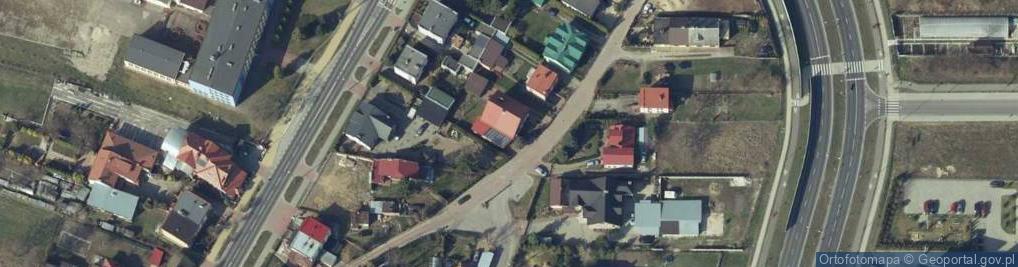 Zdjęcie satelitarne Ukośna ul.