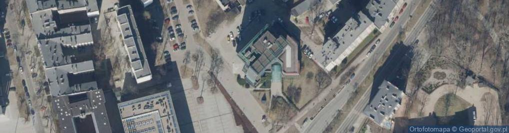 Zdjęcie satelitarne Uniwersytecka ul.