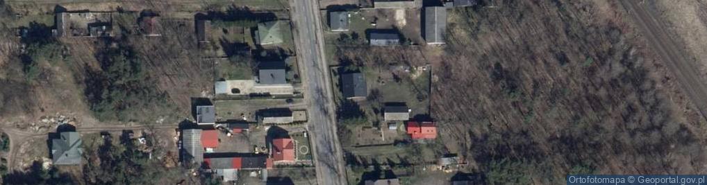 Zdjęcie satelitarne Uniejowska ul.
