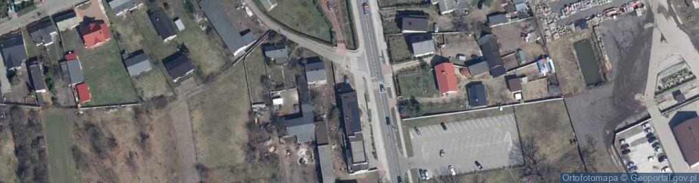 Zdjęcie satelitarne Uniejowska ul.