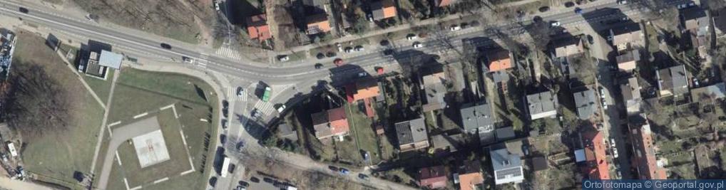 Zdjęcie satelitarne Unii Lubelskiej ul.