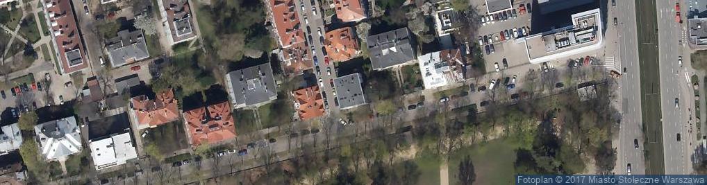 Zdjęcie satelitarne Ursynowska ul.