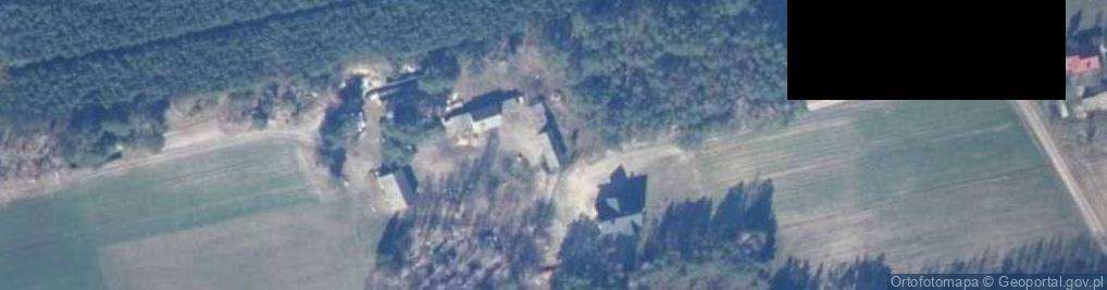 Zdjęcie satelitarne Uścieniec-Kolonia ul.