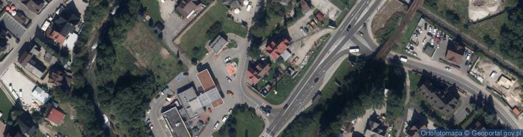 Zdjęcie satelitarne Ustup ul.