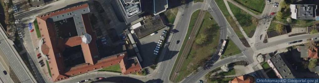 Zdjęcie satelitarne Wały Piastowskie ul.