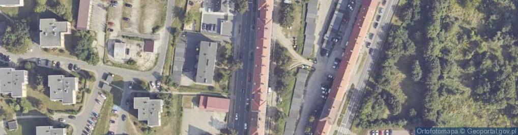 Zdjęcie satelitarne Wakacyjna ul.