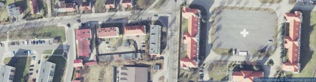 Zdjęcie satelitarne Wakacyjna ul.