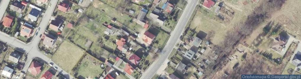 Zdjęcie satelitarne Wakacyjna ul.