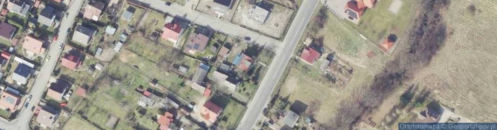 Zdjęcie satelitarne Wakacyjna ul.