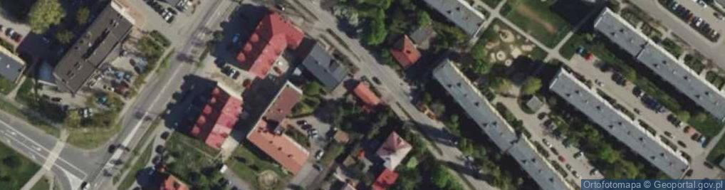 Zdjęcie satelitarne Warszawskie Przedmieście ul.