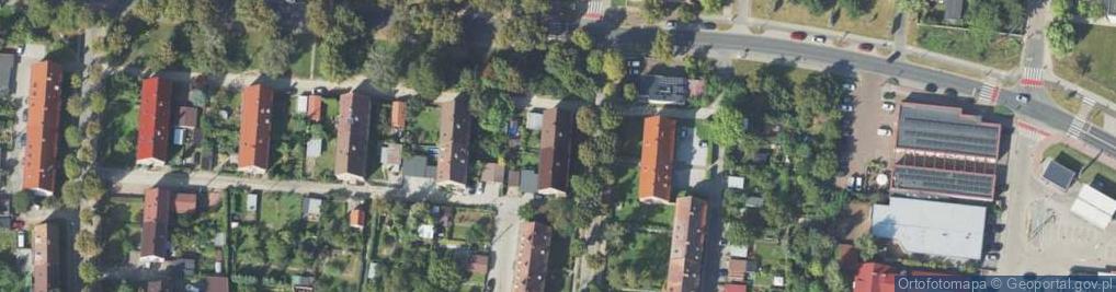 Zdjęcie satelitarne Waryńskiego Ludwika ul.