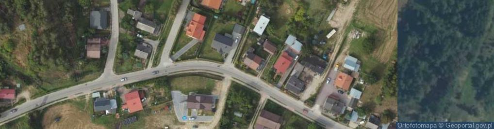 Zdjęcie satelitarne Waraksiewicza, gen. ul.