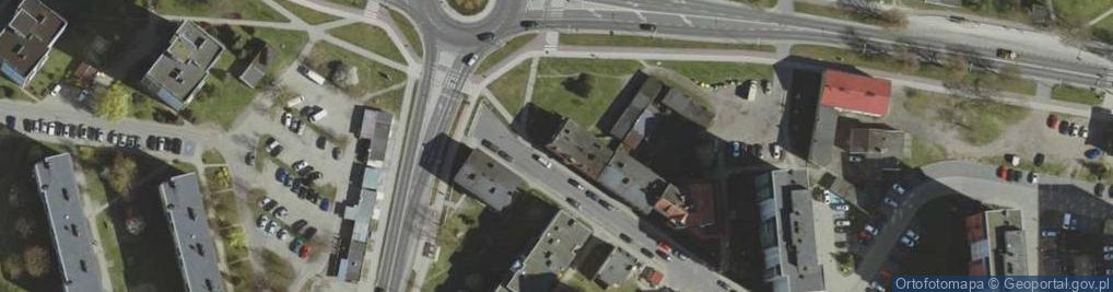 Zdjęcie satelitarne Wawelska ul.