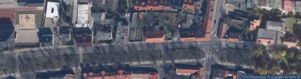 Zdjęcie satelitarne Wały Jarosława Dąbrowskiego, gen. ul.