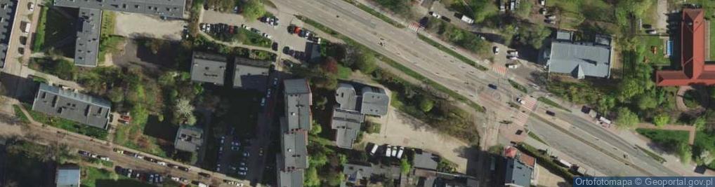 Zdjęcie satelitarne Wawel ul.