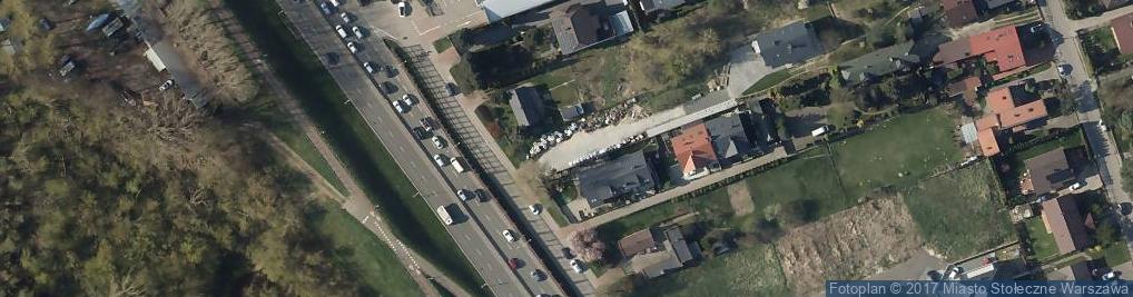 Zdjęcie satelitarne Wał Miedzeszyński ul.