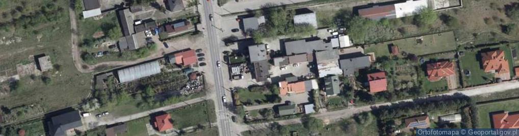 Zdjęcie satelitarne Wał Miedzeszyński ul.