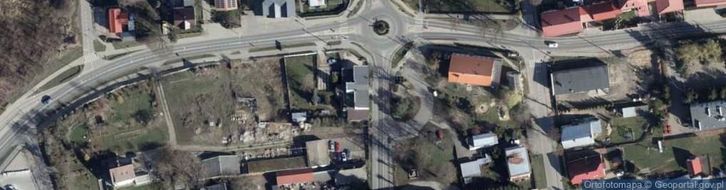 Zdjęcie satelitarne Wawrów ul.