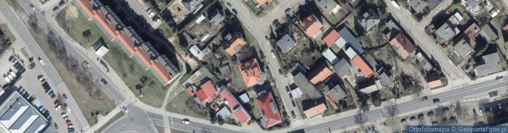 Zdjęcie satelitarne Wczasów ul.