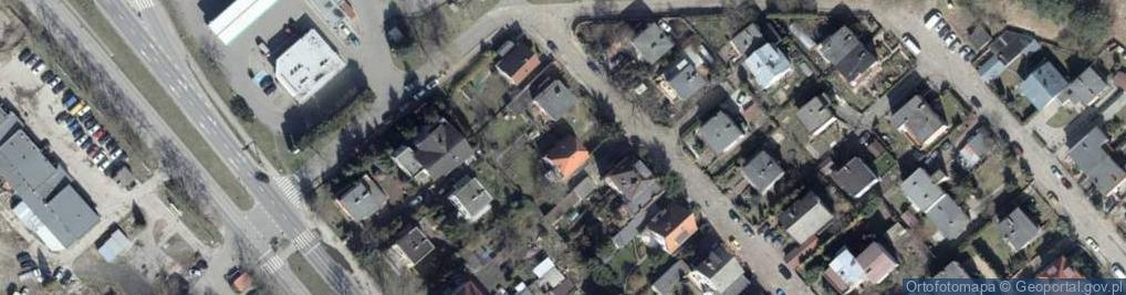 Zdjęcie satelitarne Wczasów ul.