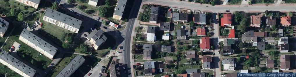 Zdjęcie satelitarne Wiślana ul.
