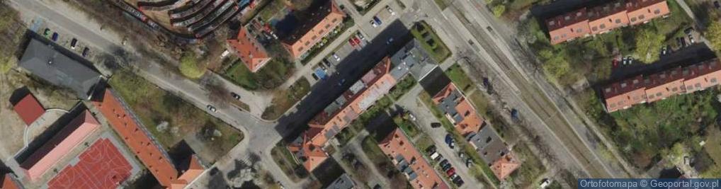 Zdjęcie satelitarne Wilka-Krzyżanowskiego, płk. ul.