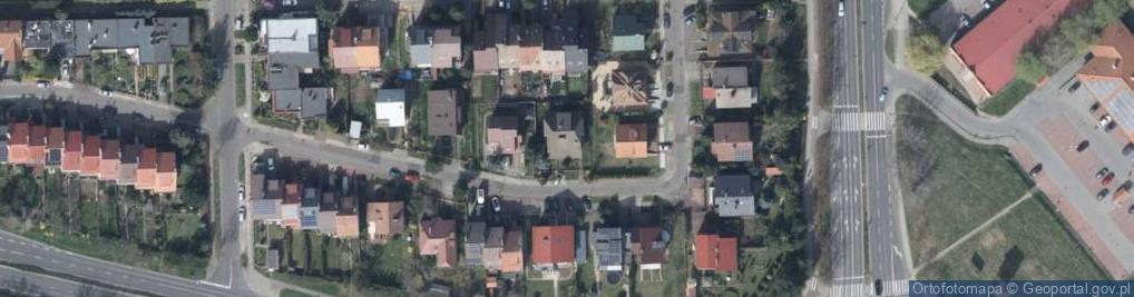 Zdjęcie satelitarne Wioślarska ul.