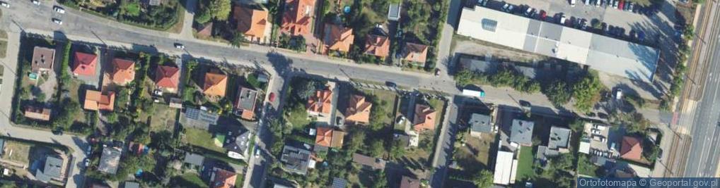 Zdjęcie satelitarne Wiejska ul.