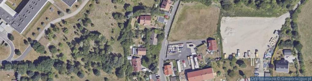 Zdjęcie satelitarne Wiejska ul.