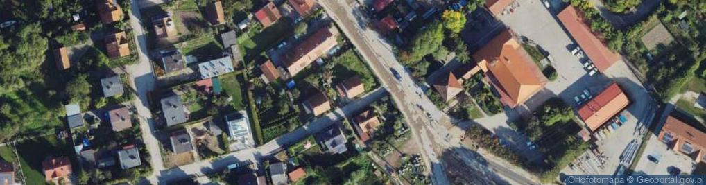 Zdjęcie satelitarne Wiejska ul.