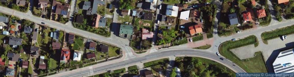 Zdjęcie satelitarne Wiosenna ul.