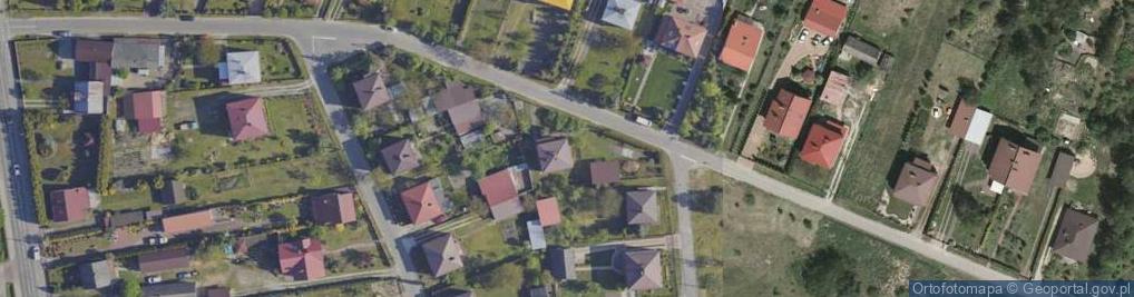 Zdjęcie satelitarne Wiejska ul.