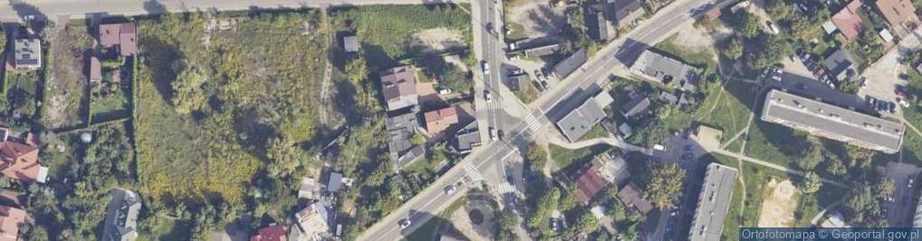 Zdjęcie satelitarne Wiejska ul.