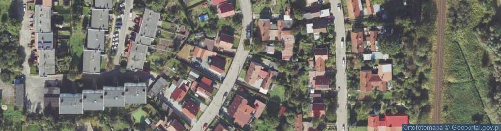 Zdjęcie satelitarne Wiejska ul.