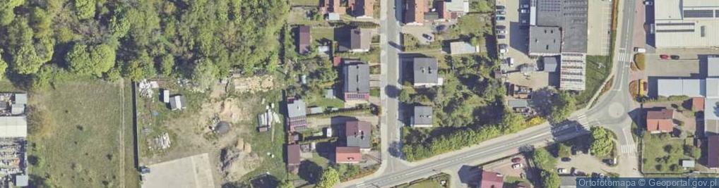 Zdjęcie satelitarne Wiejska ul.