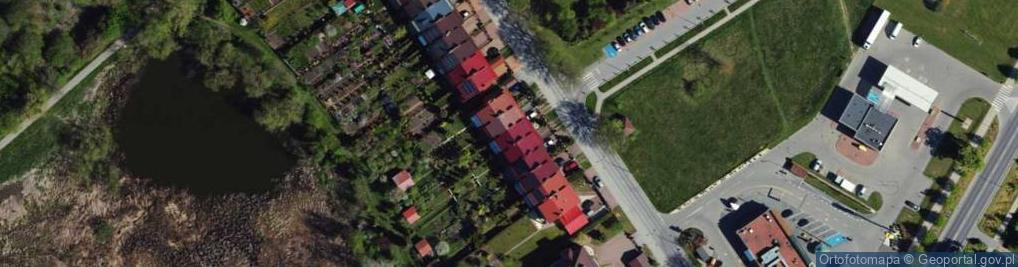 Zdjęcie satelitarne Wiejska ul.