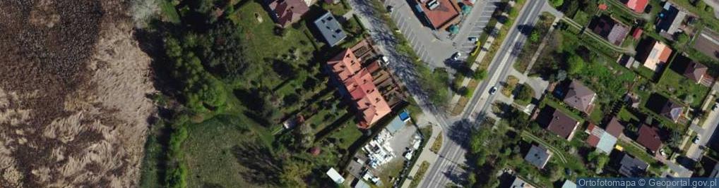 Zdjęcie satelitarne Wiejska ul.