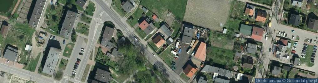 Zdjęcie satelitarne Wiślana ul.