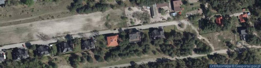 Zdjęcie satelitarne Wiślanych Pól ul.