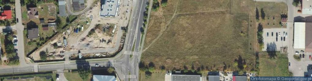 Zdjęcie satelitarne Włoska ul.