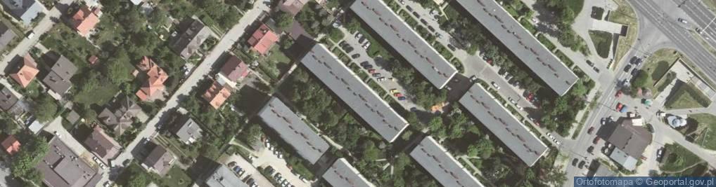 Zdjęcie satelitarne Wlotowa ul.