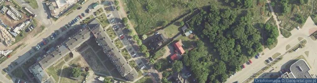 Zdjęcie satelitarne Wodna ul.