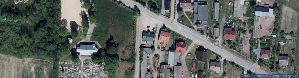 Zdjęcie satelitarne Woskrzenice Duże ul.