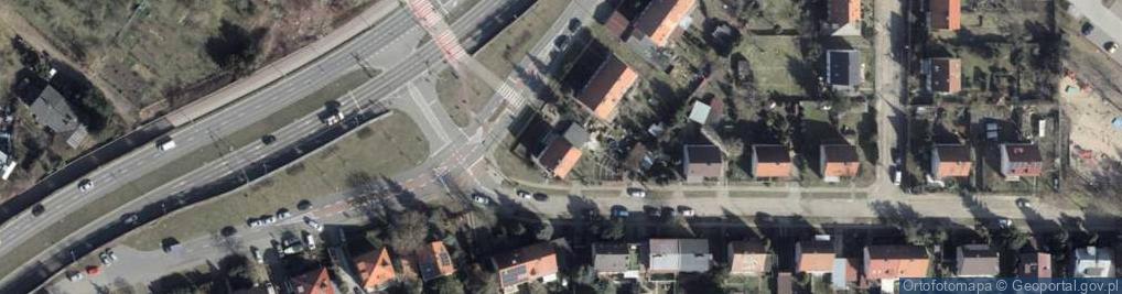 Zdjęcie satelitarne Wszystkich Świętych ul.