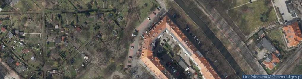Zdjęcie satelitarne Wybrzeże Wojska Polskiego ul.