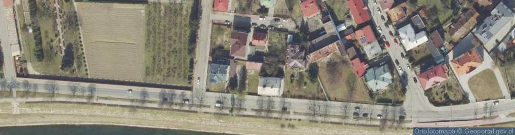 Zdjęcie satelitarne Wybrzeże Ojca Świętego Jana Pawła II ul.