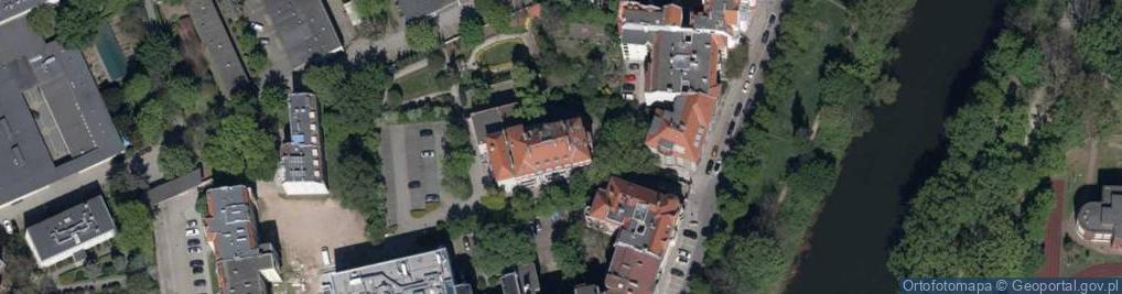 Zdjęcie satelitarne Wybrzeże Ludwika Pasteura ul.