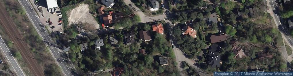 Zdjęcie satelitarne X Poprzeczna ul.